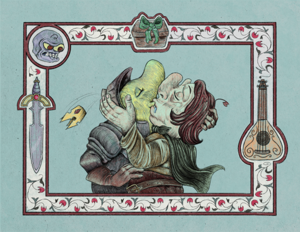 What happened in the Enchanted Forest??? Art Print