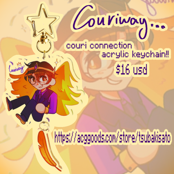 MCSR || Couriway Connection acrylic keychain