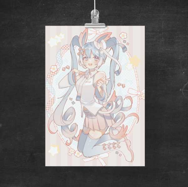 Ribbon Miku Print