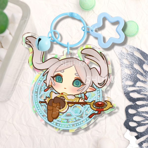 FRIEREN Broken Glass Acrylic Keychains