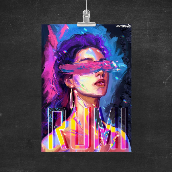 Rumi K-Pop Demon Hunters  Poster Printing A5