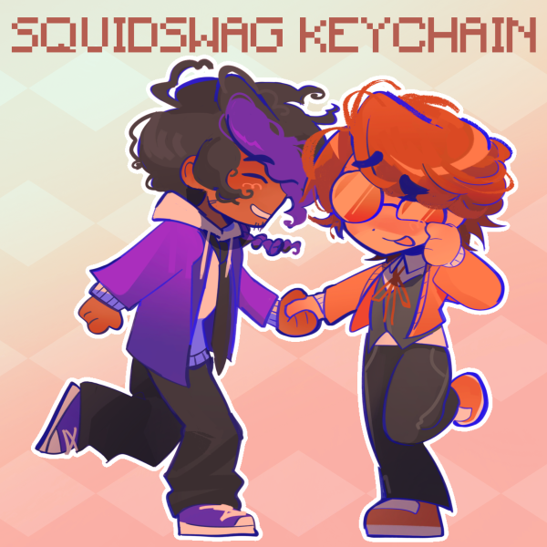Squidswag Acrylic Keychains | Squiddo + Ashswag