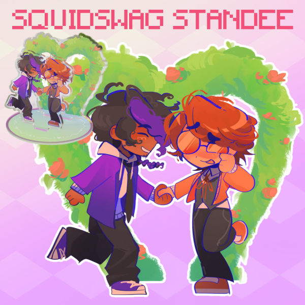 Squidswag Acrylic Standee | Squiddo + Ashswag