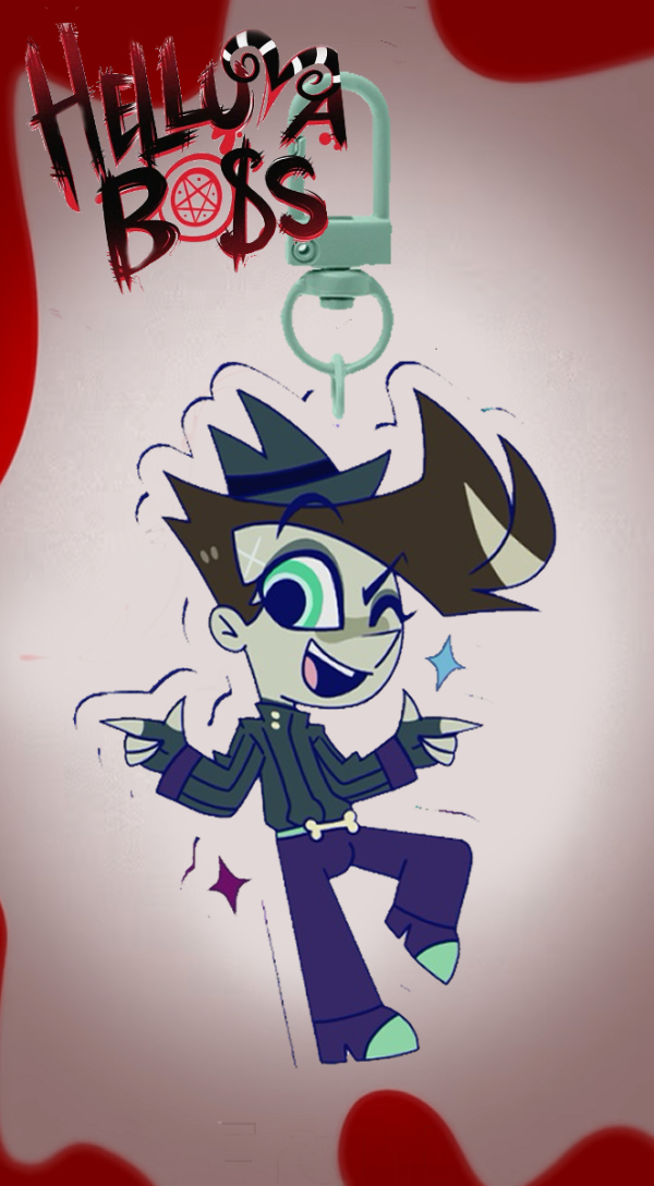 Mini Human!Chaz Keychain