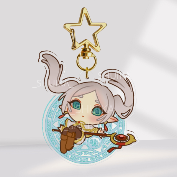 FRIEREN Clear Acrylic Keychains