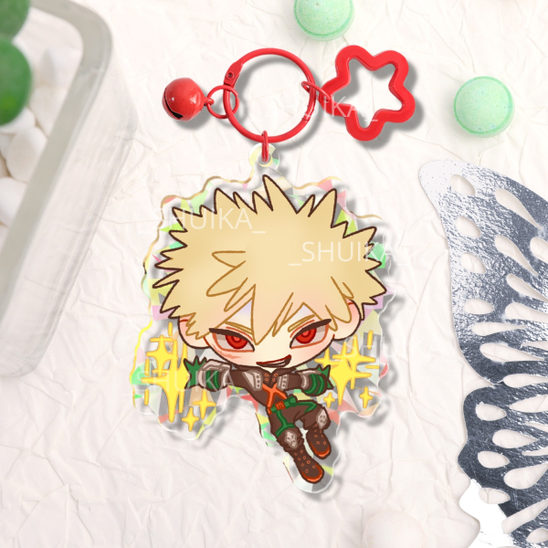BAKUGO MHA Broken Glass Acrylic Keychains