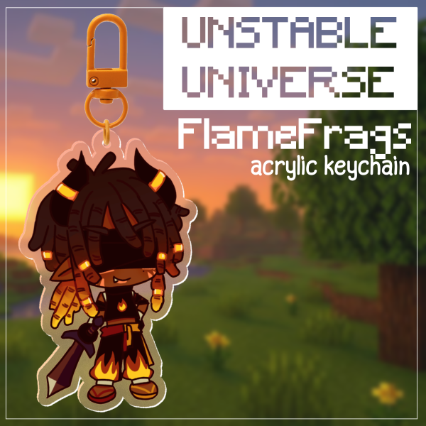 [UU] FlameFrags Acrylic Keychain