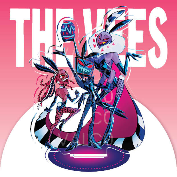 Preview The Vees Latex Bunny — Acrylic Standee