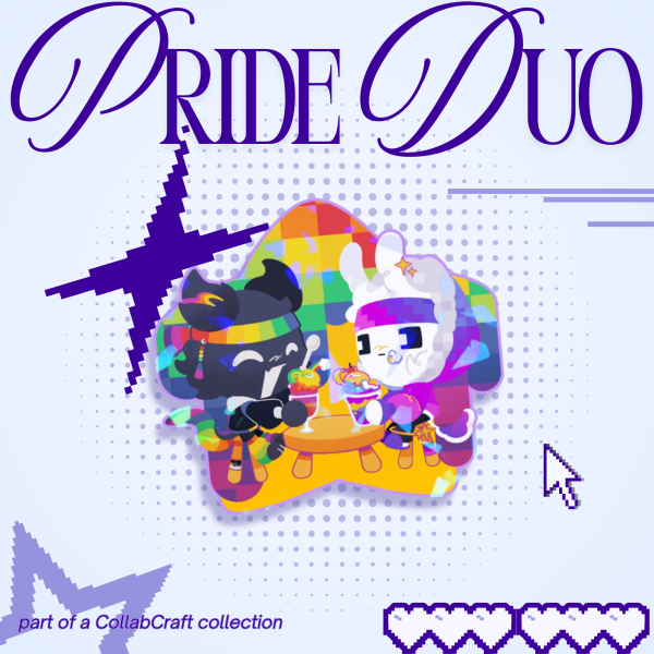 Pride Duo Holo Sticker