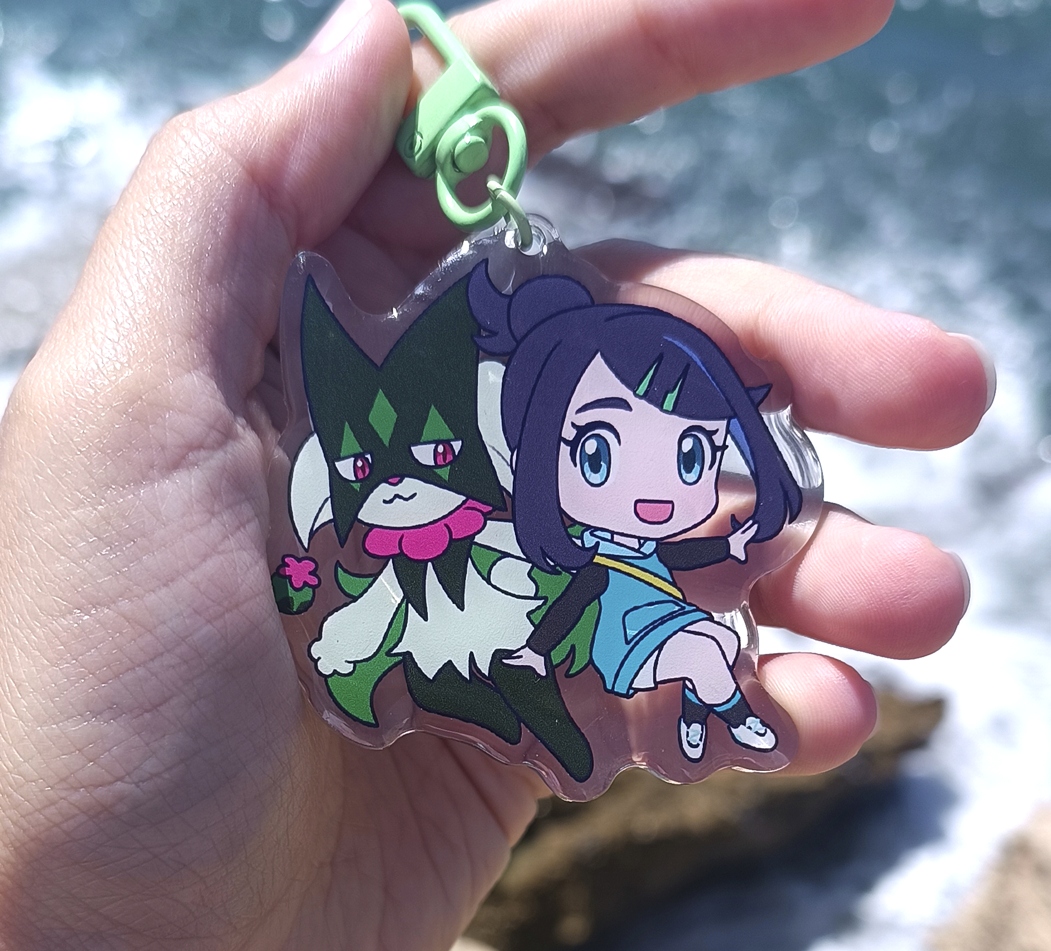 Liko & Meowscarada Keychain
