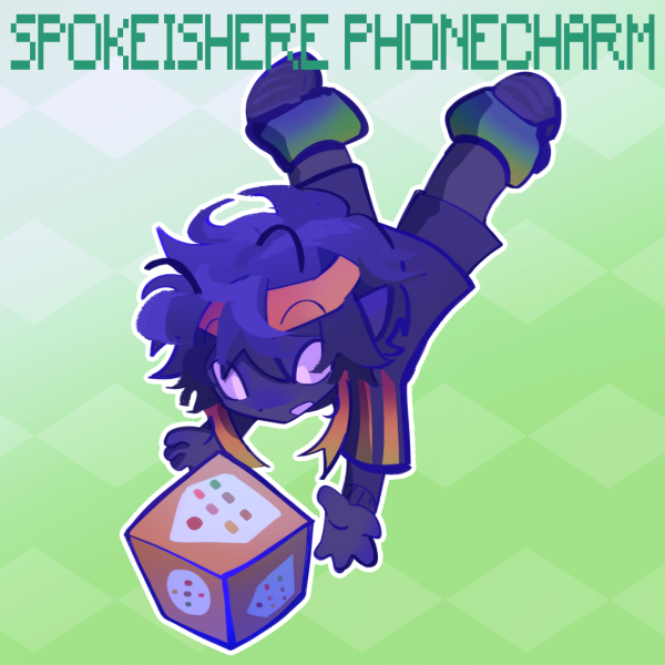 Spokeishere Acrylic Charm