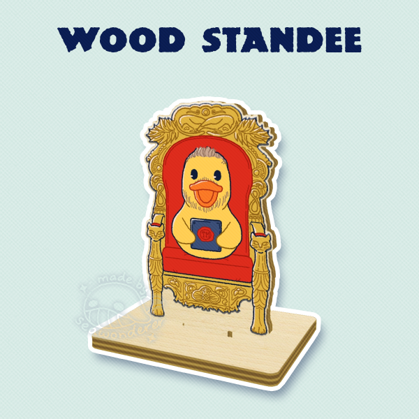 TM Duck Alex Wood Standee
