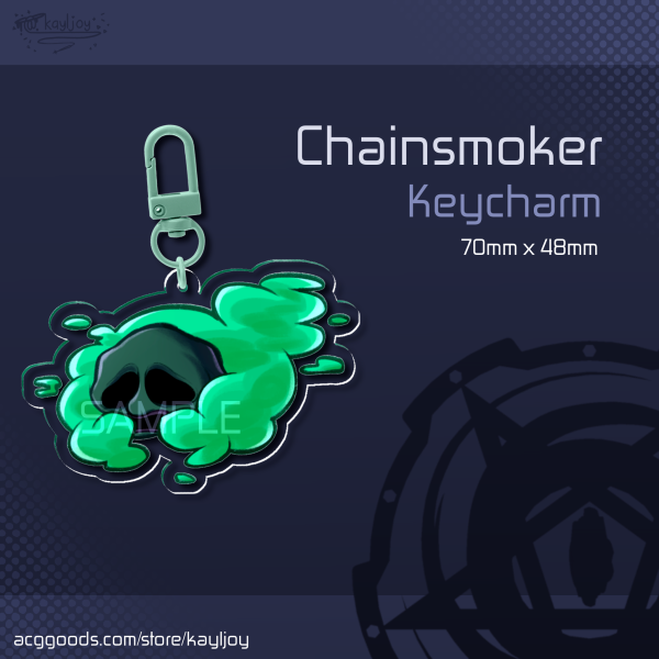 Chainsmoker Keycharm
