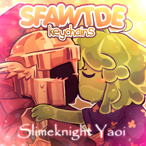 ☆ SFAWTDE ; slimeknight ꒰ keychain ꒱