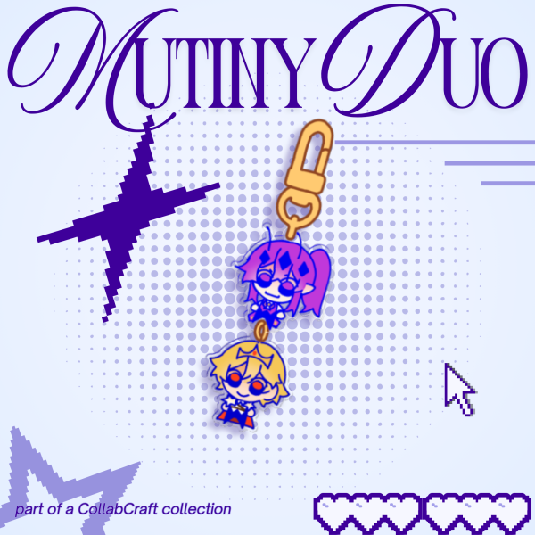 Mutiny Duo Linked Keychain