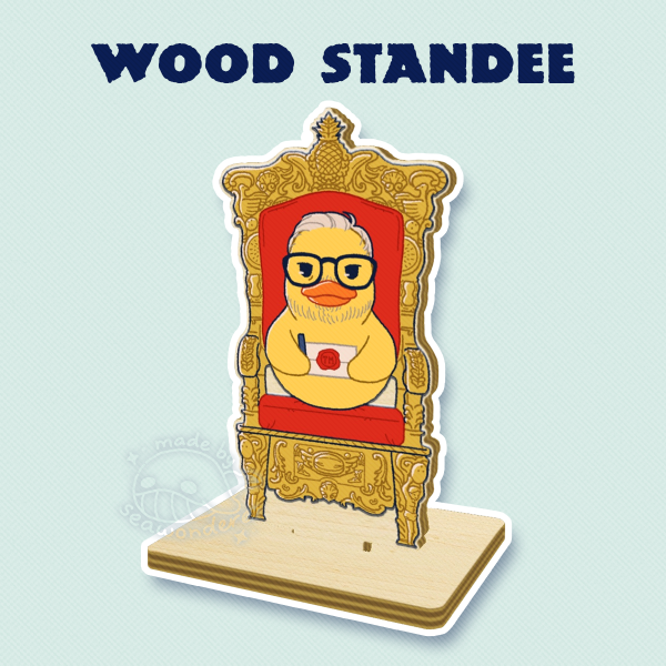 TM Duck Greg Wood Standee
