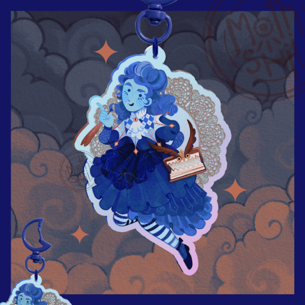 Frankelda ✦ Rainbow Acrylic Keychain
