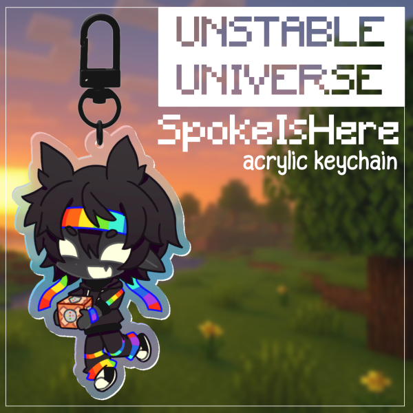 [UU] SpokeIsHere Acrylic Keychain