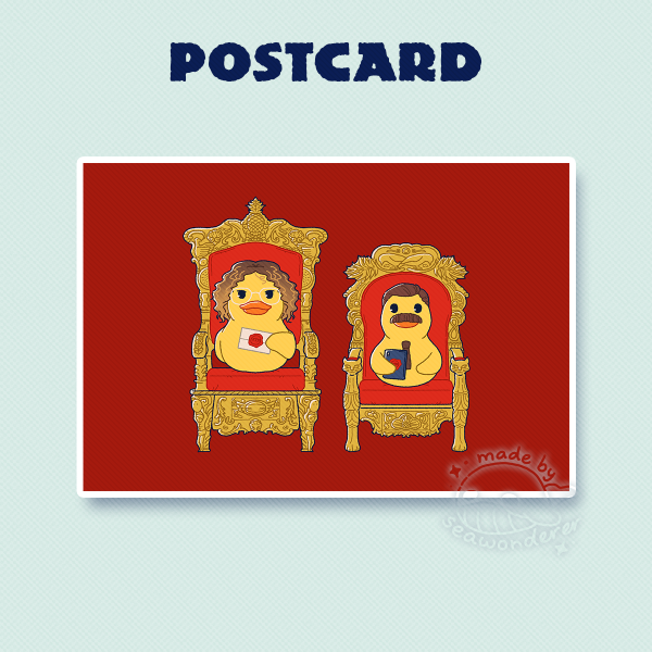 Junior TM Ducks Postcard
