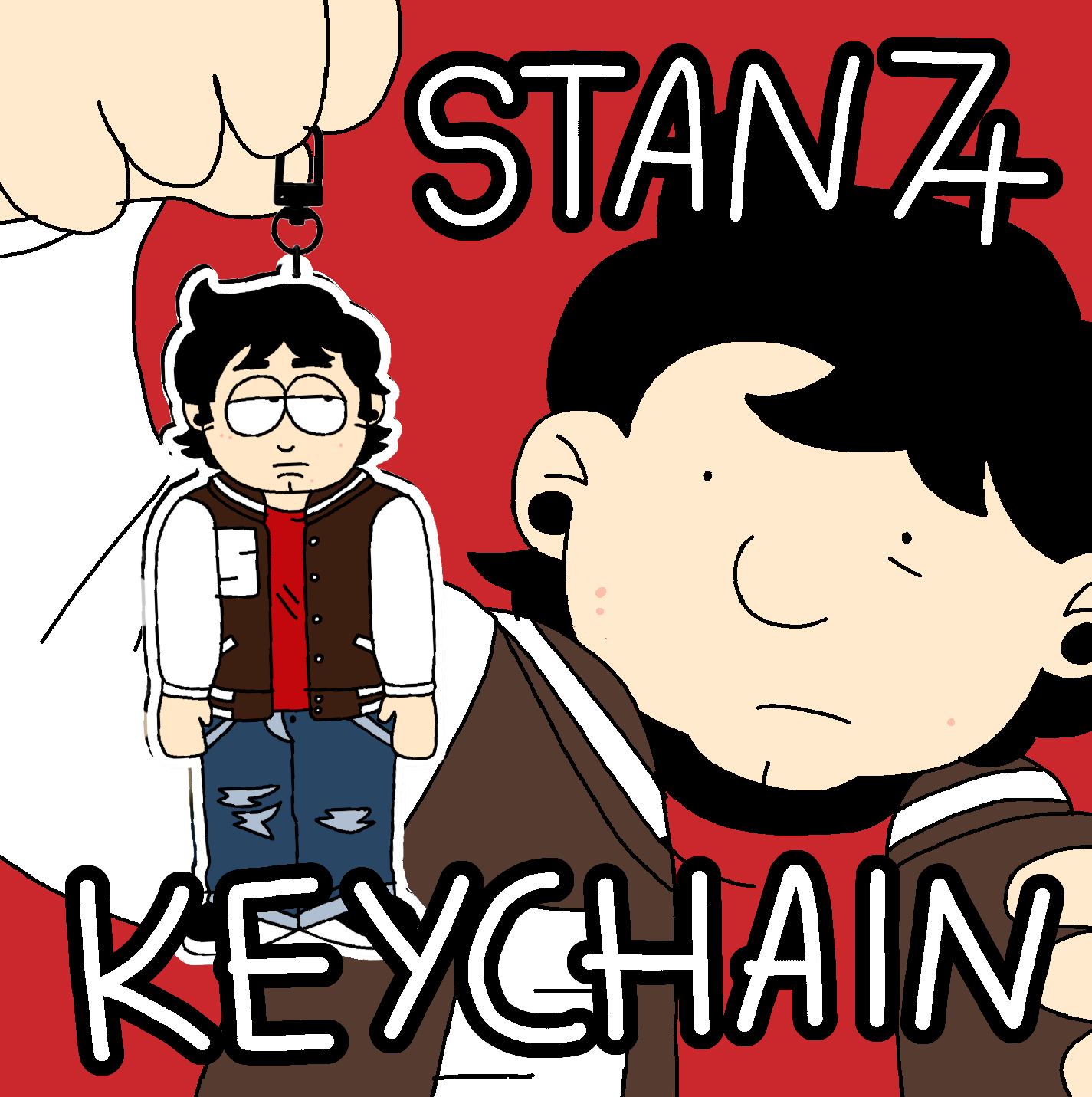 South Park74 STAN MARSH full-body KEYCHAIN!