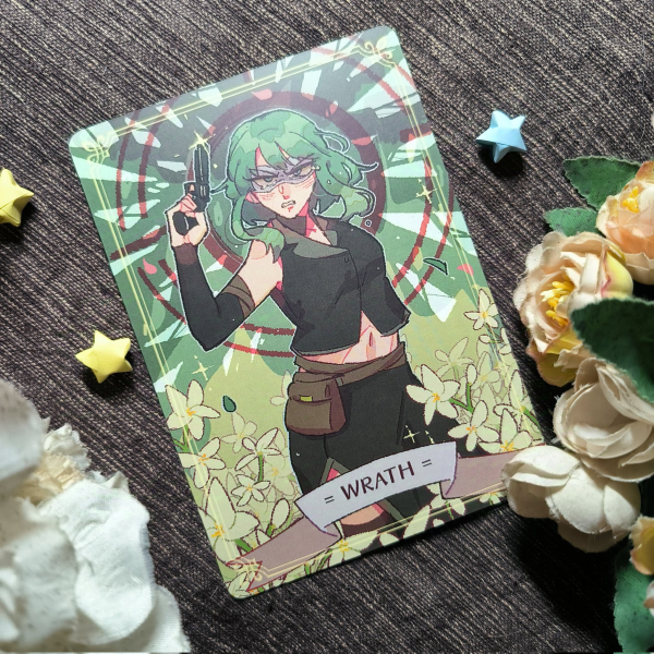 Evillious Chronicles : Wrath Nemesis Sudou Gumi Art Boards with Silver-Edged - 4.1"x5.83 "(105x148mm)