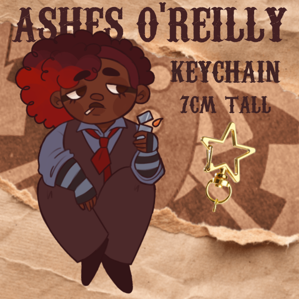 Ashes O'Reilly Acrylic Keychain