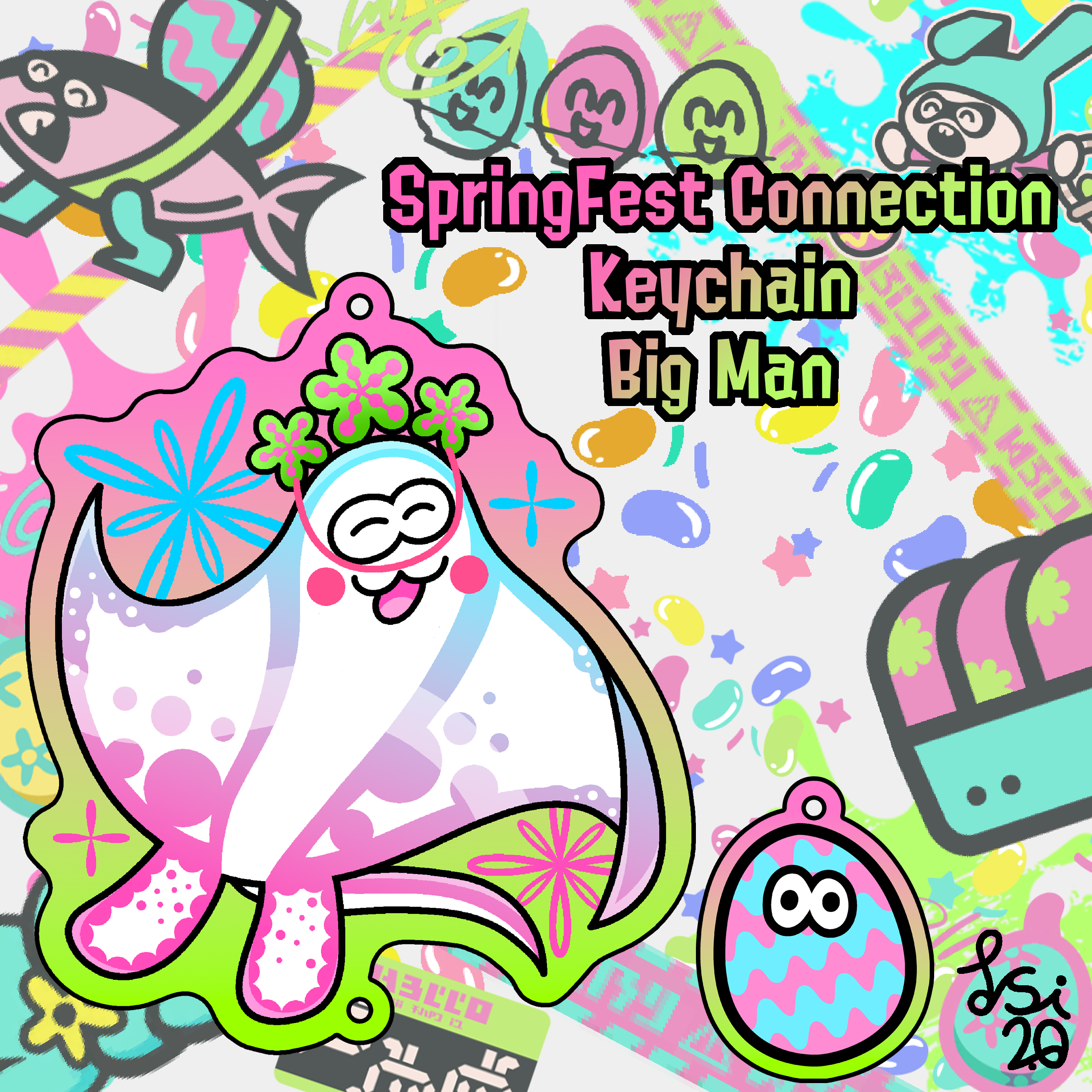 SpingFest Connection Keychain Big Man