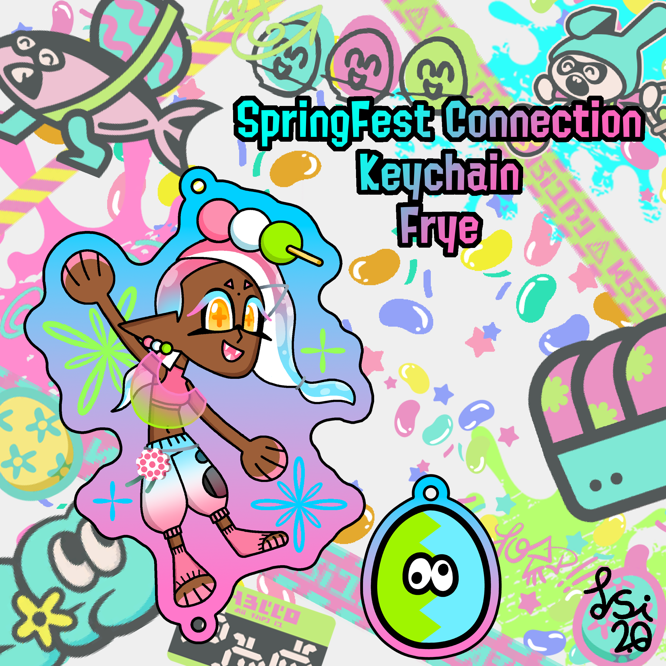 SpingFest Connection Keychain Frye