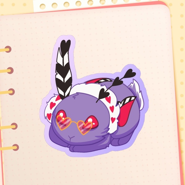 Hazbun – Valentino – Soft Touch Sticker