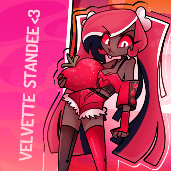 STRAWBERRY VELVETTE | Velvette standee