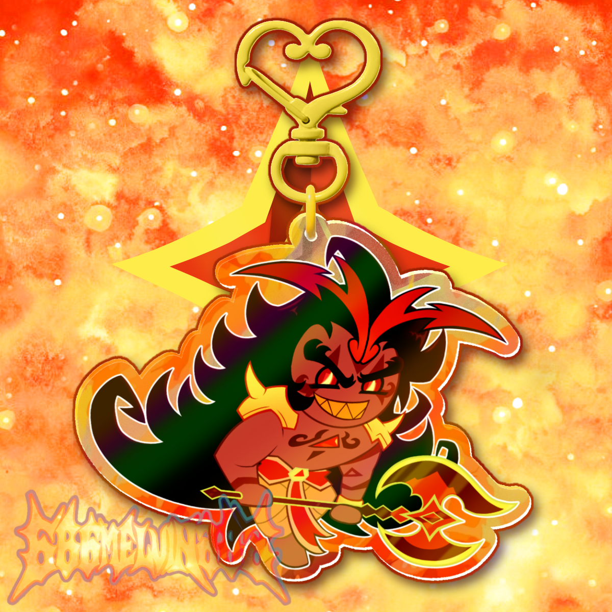 Prince of Destruction Keychain