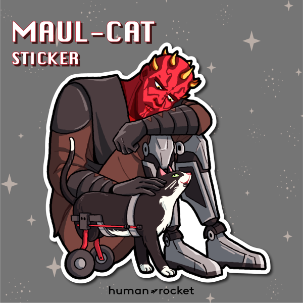 Maul-Cat Sticker