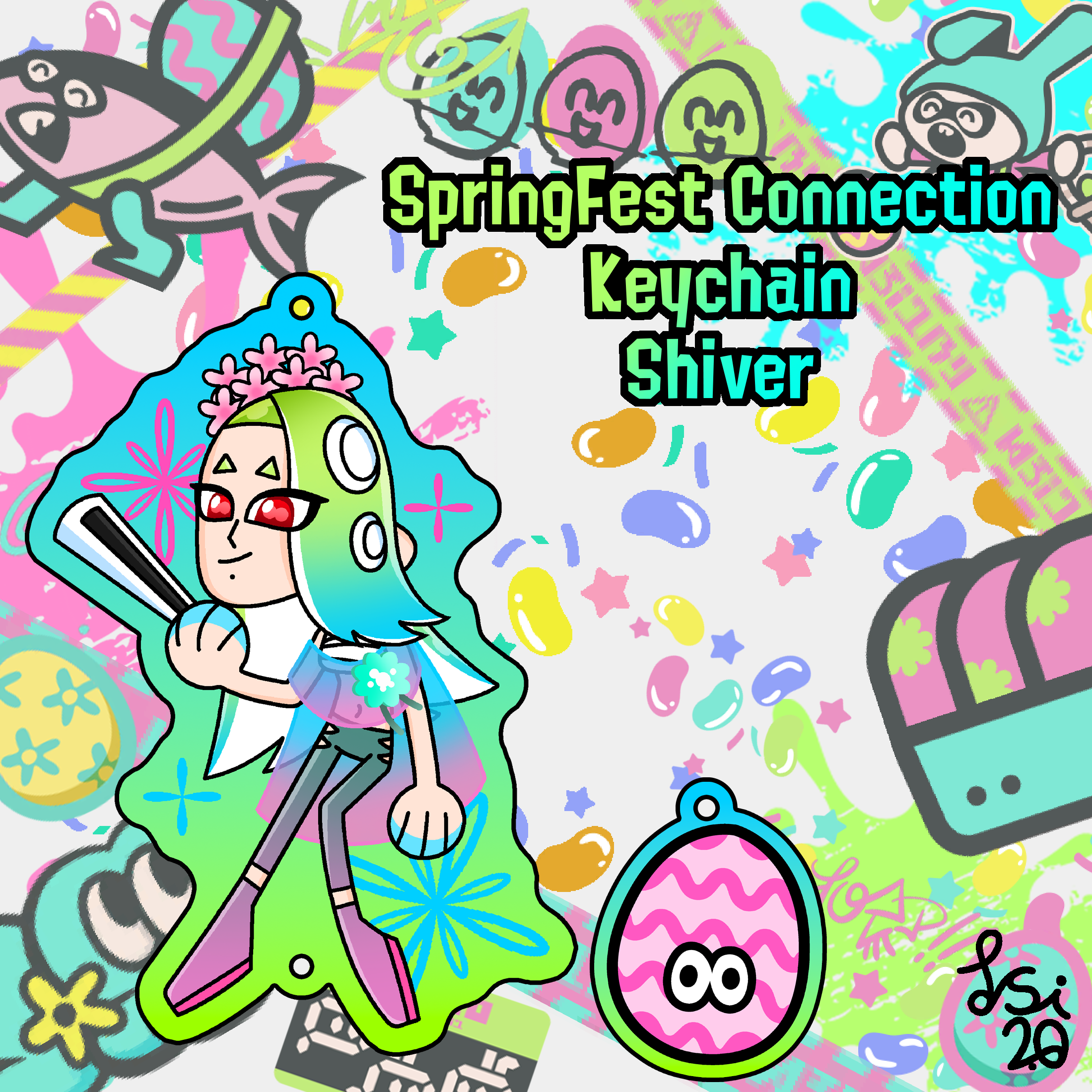 SpingFest Connection Keychain Shiver