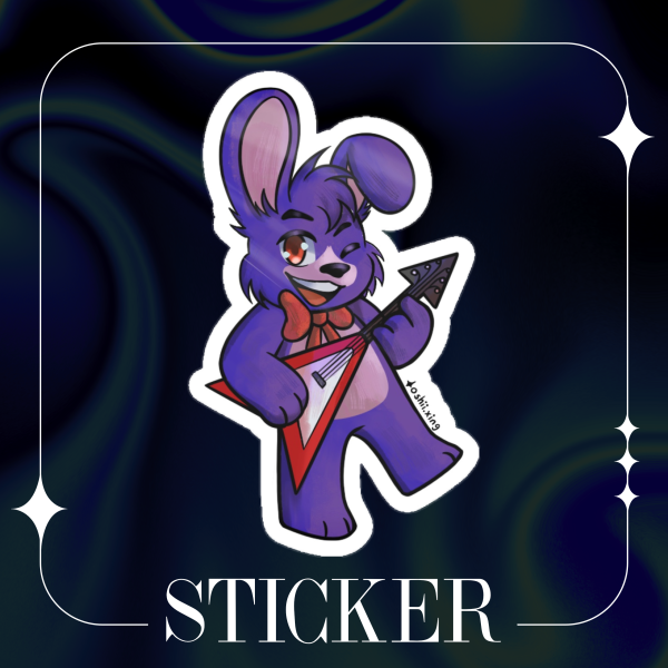 Bonnie - Die Cut Sticker