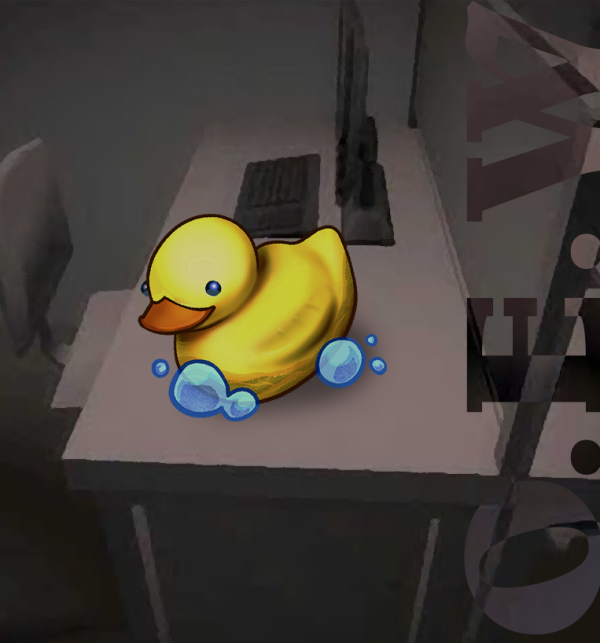 SCP-1356 Rubber Ducky Phone Charm