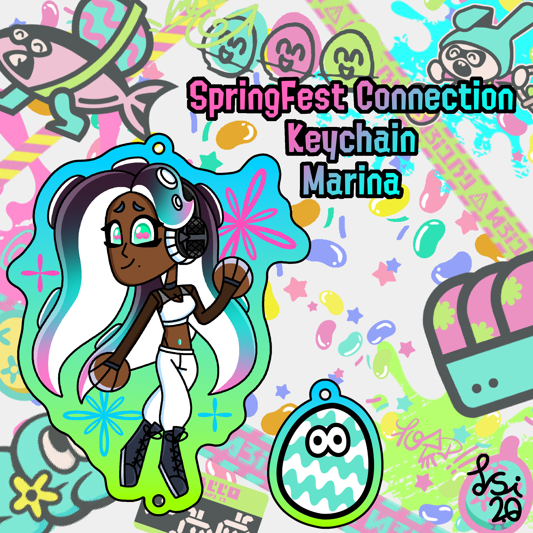 SpingFest Connection Keychain Marina