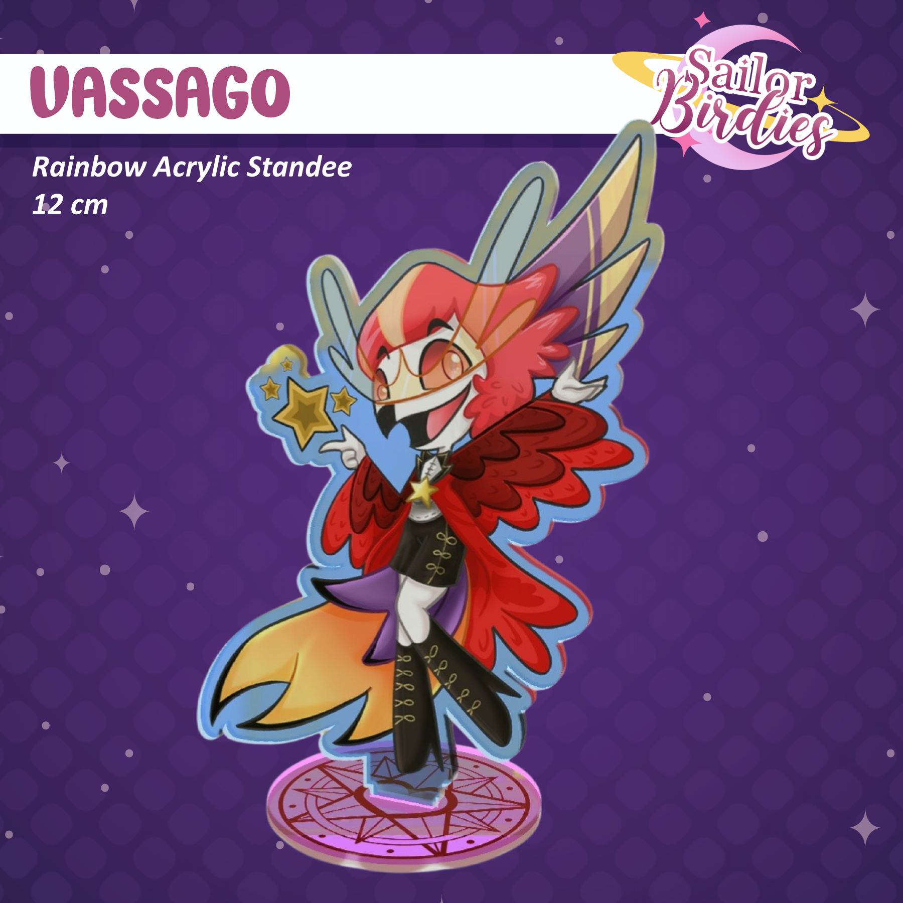 ꒰𑁬°Sailor Vassago°໒꒱ || Rainbow Standee