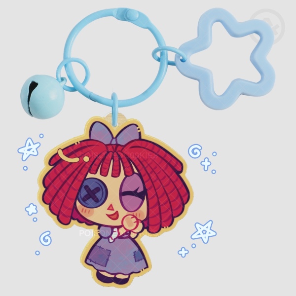 Ragatha Wood Keychain