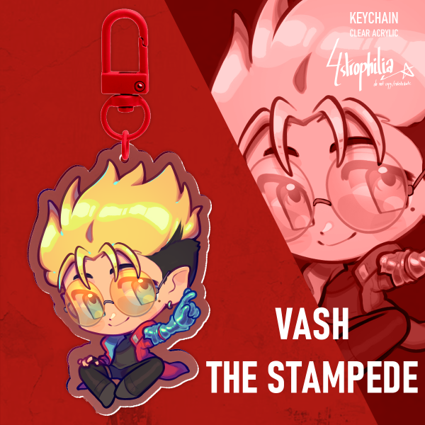 Vash the Stampede - Acrylic Keychain