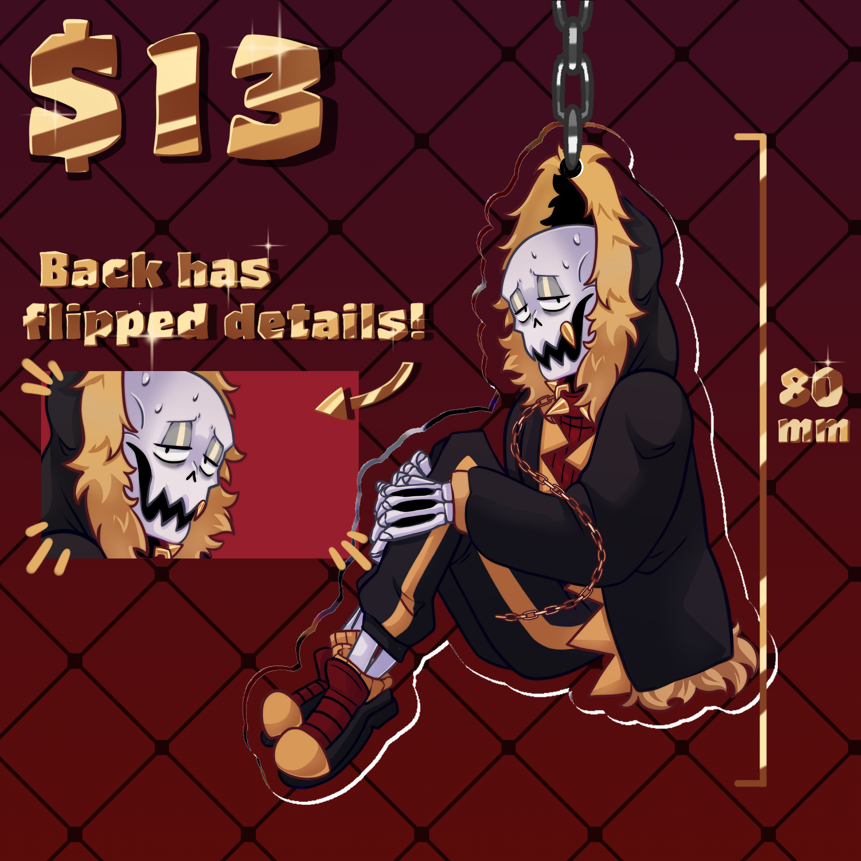 Mutt Keychain