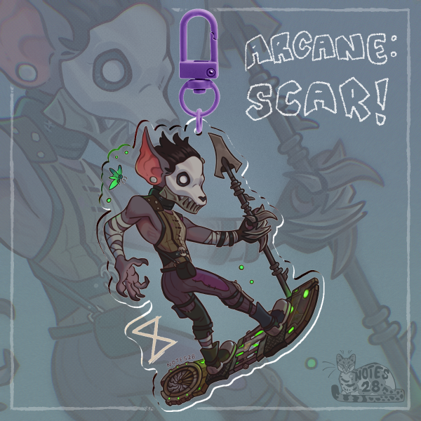 Bat Guy - Acrylic Keychain