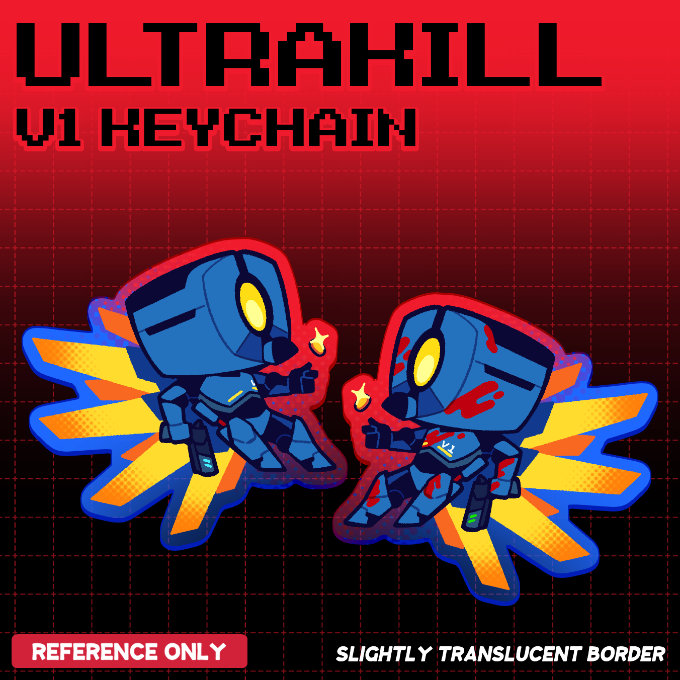V1 Acrylic Keychain (double-sided)