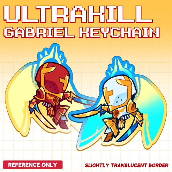 Gabriel Acrylic Keychain (double-sided)