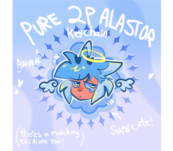 PURE 2P ALASTOR keychain!