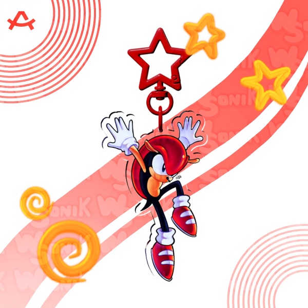 Mighty Acrylic Keychain