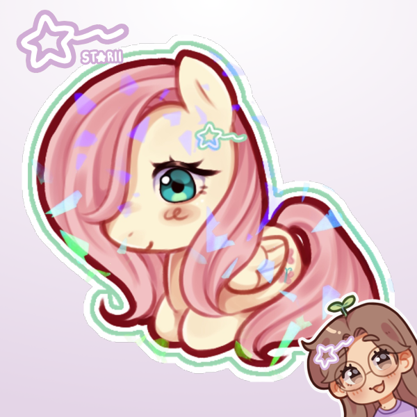 Fluttershy ᯓ★ Sticker