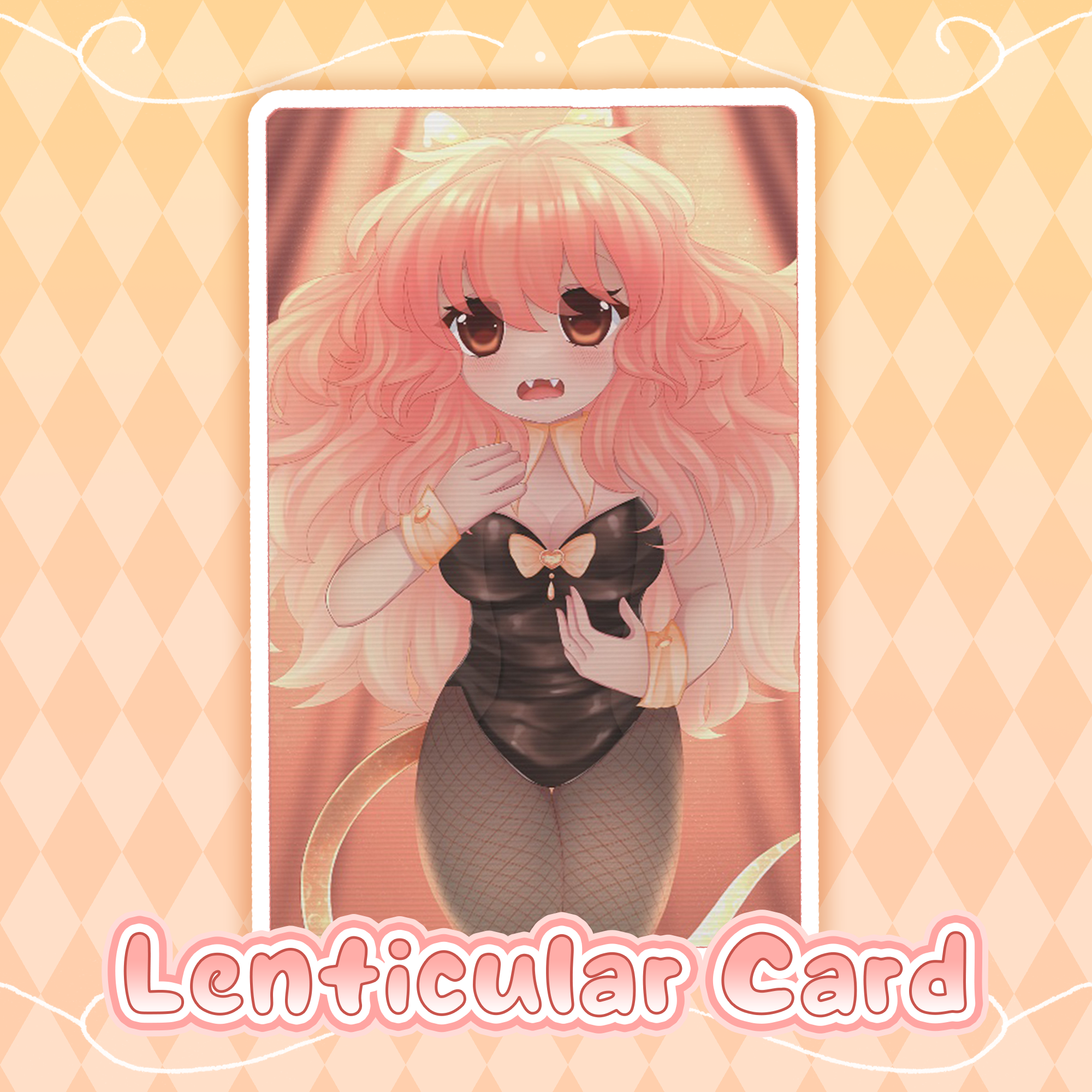 Easter Bunny Suit Lenticular Card - 2.13"x3.35"(54x85mm)