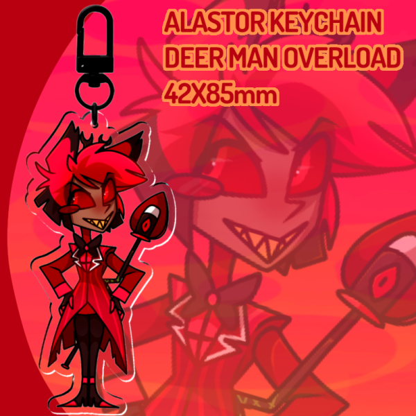 DEER MAN OVERLOAD | Alastor keychain