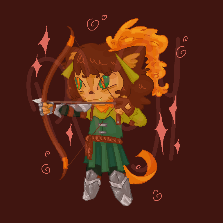 Bannerfall Kitty keychain