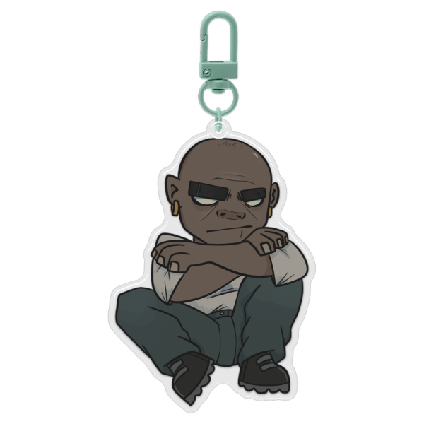 Russel Gorillaz Epoxy Clear Acrylic Keychains